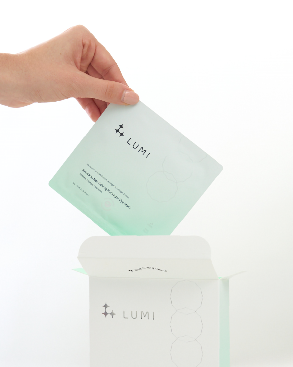 LUMI 酪梨滋養水凝眼膜(5 片/盒) 單品85折優惠