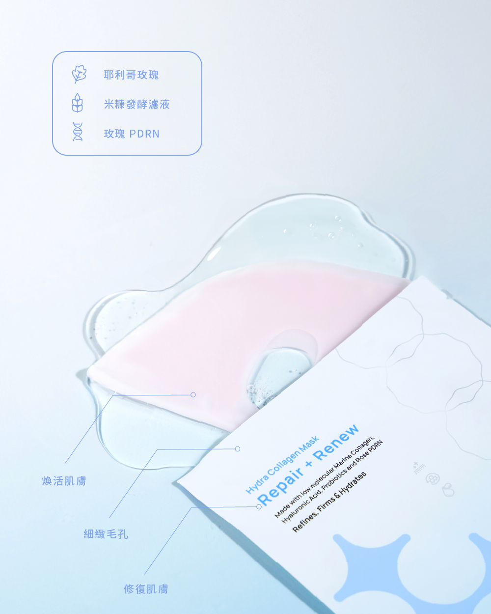 榮獲大獎肯定~深層補水眼面膜雙件組