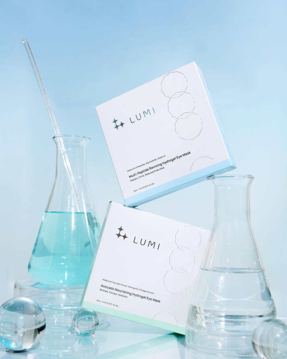 LUMI 多胜肽煥活水凝眼膜 (5 片/盒)