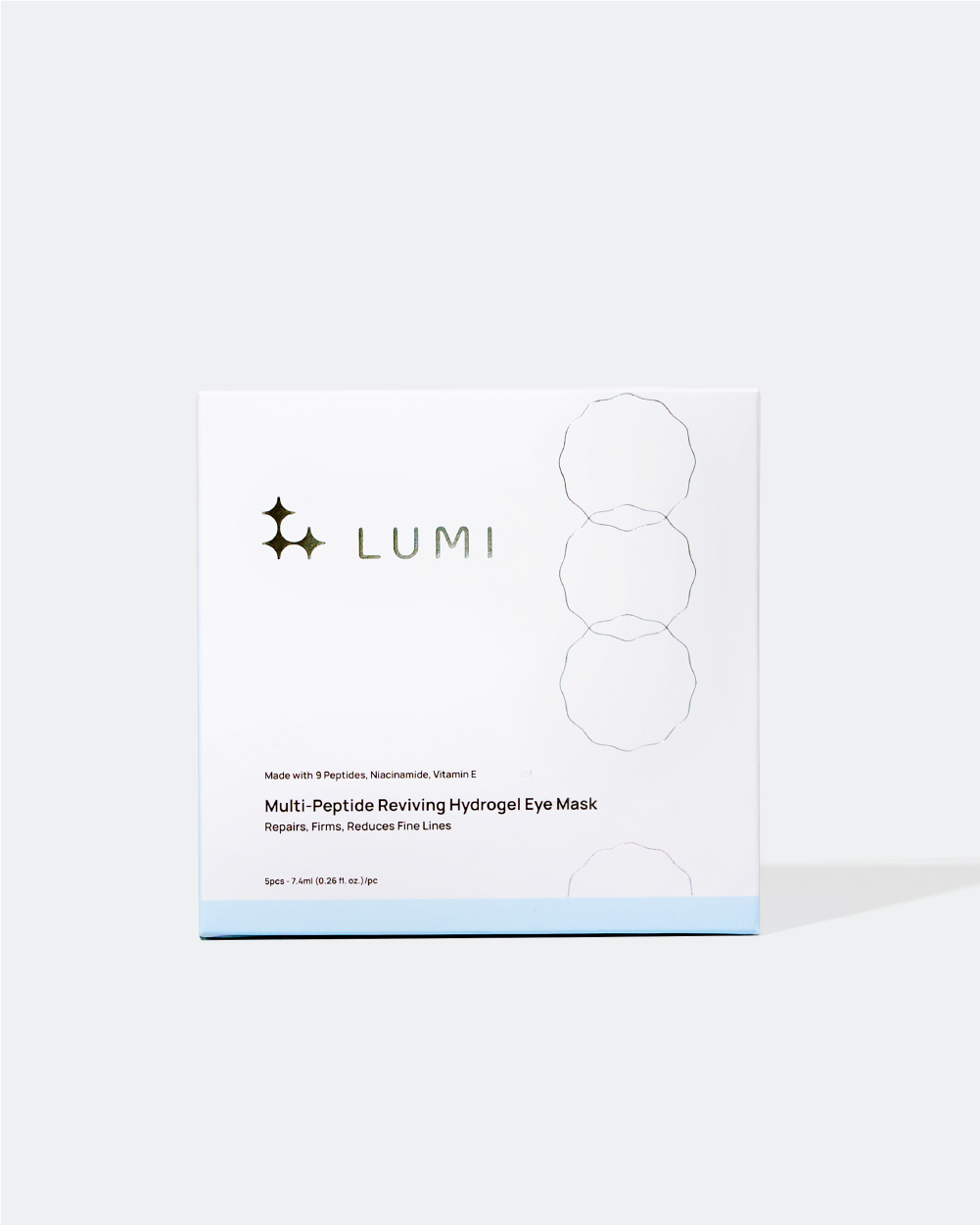 LUMI 多胜肽煥活水凝眼膜 (5 片/盒)